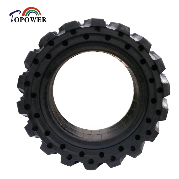 33*12-20 Industrial Solid Tires for Skid Steer & Aerial Lift Equipment