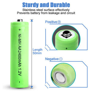 <span class=keywords><strong>AA</strong></span> Ni-MH充電式バッテリー1000mah1.2vパイル充電式<span class=keywords><strong>NiMH</strong></span> <span class=keywords><strong>1.2</strong></span> V 1000 mah - Product Image 3