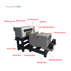 60cm 40cm 30cm đa kích thước UV dtf máy in dtf máy in với xp600 đầu Cmyk + W - Product Image 2