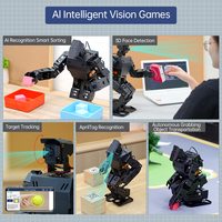 Robot Humanoide Educativo Hiwonder AiNex ROS con Visión Artificial, Impulsado por Raspberry Pi, Kits de Robótica Programables para Aprendizaje y Enseñanza