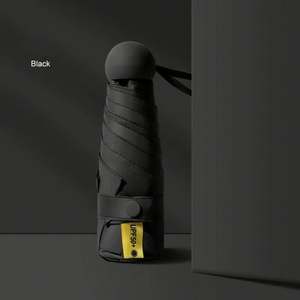 Parapluie pliant 5 sections avec logo personnalisé, protection solaire, logo sur mesure, portable, résistant aux UV, mini parapluie en gel, parapluie pliable à la main avec logo - Product Image 4