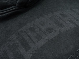 Sudaderas Personalizadas para Hombre, Tela Vintage Lavada con Estampado de Alfabeto, Pedrería Termoadhesiva, <span class=keywords><strong>Ropa</strong></span> Urbana, Fabricante <span class=keywords><strong>Bape</strong></span> - Product Image 5