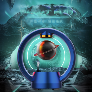 Tiktok Hot Bán Từ Bay Lên Ánh Sáng Ban Đêm Bluetooth Loa <span class=keywords><strong>360</strong></span> Xoay Nổi Bay Lên Từ Không Gian Âm Thanh Nổi - Product Image 4