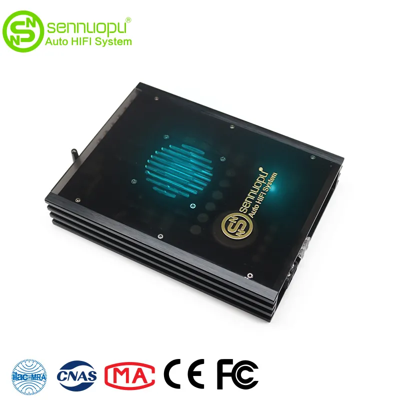 Sennuopu dspプロセッサ、デジタルデザイン車のサブウーファーアンプ電源オーディオサブウーファーアンプ車