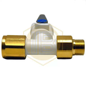 Valvola di intercettazione a T in acetal con valvola di non ritorno. - Product Image 3