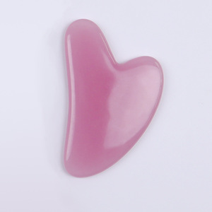 Green <strong>Pink</strong> <strong>Jade</strong> Roller Resin Private Label Facial Anti Aging Resin <strong>Pink</strong> Face Roller and Gua Sha for Face - Product Image 4