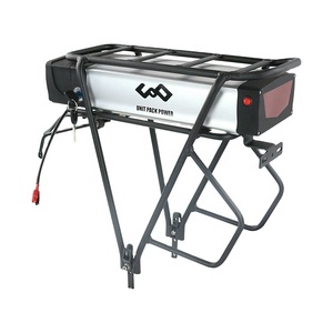 Rak Baterai Sepeda Lithium Ion UPP untuk Roda Belakang, Rak Belakang Sepeda, Baterai Lithium Ion 36v 48v untuk Ban Sepeda 24 26 28 Inci - Product Image 2