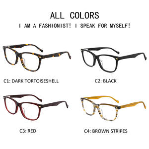 Mode Sunray à la mode unisexe de haute qualité spécialisée nouveauté Sunray décontracté femmes hommes acétate lunettes encadrées - Product Image 2