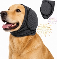 Cache-oreilles pour chien à ajustement auto-adaptatif pour le calme sonore, cagoule apaisante pour chien, protège-oreilles pour le bain, le toilettage et la natation