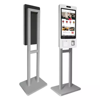 Kiosque tactile sur pied/de bureau 15,6/21,5'' avec scanner et imprimante, kiosque de paiement en libre-service