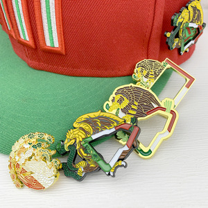 Pin para sombrero con insignia de águila mexicana, tipo hebilla de fundición a presión, emblema decorativo para gorra de béisbol, accesorio para sombrero deportivo de adulto - Product Image 2