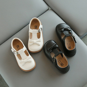 Lente Zomer Mary Jane Slip-On Schooluniform Feestjurk Schoenen Pu Lederen Strik Ademende Ronde Loafers Schooljurk Schoenen - Product Image 4
