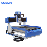 Durable 3 ejes CNC 6090 fresadora aluminio madera acrílico CNC máquina enrutadora de corte