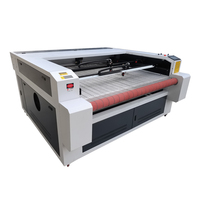 Machine de découpe laser CO2 et de gravure laser pour tissus et cuir, avec alimentation automatique et table à mailles, 1600*1000mm, personnalisable