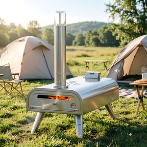 Horno <span class=keywords><strong>de</strong></span> Pizza Portátil Moderno <span class=keywords><strong>de</strong></span> Acero Inoxidable, para Exteriores, Camping, con Combustible <span class=keywords><strong>de</strong></span> Pellets <span class=keywords><strong>de</strong></span> Madera, para Carne, Carbón, Cocina <span class=keywords><strong>de</strong></span> Jardín, Fácil <span class=keywords><strong>de</strong></span> Limpiar - Product Image 1
