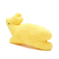 Coussin en peluche doux en forme de lapin, adorable oreiller décoratif en forme de lapin