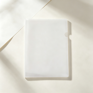Porte-documents transparents <span class=keywords><strong>A4</strong></span> en plastique PP avec motifs et logos personnalisés imprimés de qualité pour le rangement des feuilles d'examen - Product Image 1