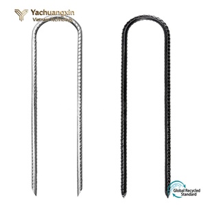 Piquets de tente en métal en forme de U, en acier galvanisé, pour le camping en plein air, utilisables en toutes saisons - Product Image 3