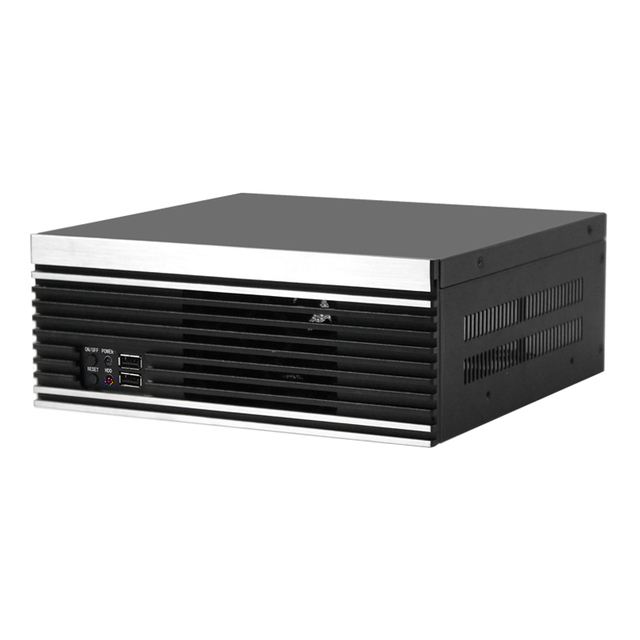 OEM Mini ITX Industrial Computer Case Economical Thin Client Chassis for Mini PC Station 8*COM Port Included Embedded Computers