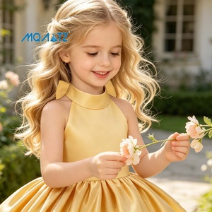 <span class=keywords><strong>Robe</strong></span> <span class=keywords><strong>de</strong></span> cérémonie élégante rose MQATZ pour bébé, <span class=keywords><strong>communion</strong></span>, mariage, fête, <span class=keywords><strong>robe</strong></span> <span class=keywords><strong>de</strong></span> demoiselle d'honneur pour enfants avec décoration en taffetas et nœud - Product Image 3