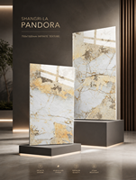 Carrelage en porcelaine veinée or blanc 750x1500mm, aspect marbre Calacatta Gold moderne et luxueux, pour sol et mur, épaisseur 10mm, doré métallique