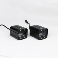 Projecteur LED pour moto de haute qualité JPAD, en aluminium, haute luminosité, étanche, avec interrupteur filaire R10