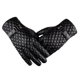 Bruselas deportes a prueba de viento impermeable bicicleta cuero Slip Plus terciopelo engrosamiento guantes OEM guantes de seguridad - Product Image 3