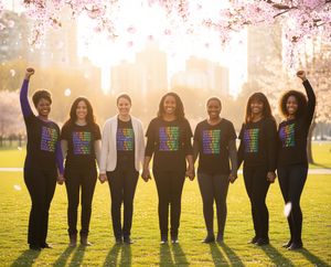 T-shirt Feminist Icon da donna, manica corta, girocollo, 100% cotone jersey, stampa casual, per tutte le stagioni - Product Image 2