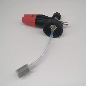 Botella de espuma de boca ancha de alta presión, pulverizador manual de plástico para lavado de autos, con forma de abanico, para limpieza de autos y uso doméstico. - Product Image 4