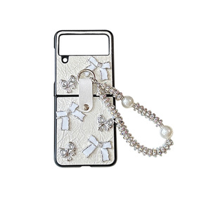 Coque de téléphone portable style coréen avec nœud pour <span class=keywords><strong>Samsung</strong></span> Z Flip 7, design tendance pour femme, compatible Vivo Xflip N3 Flip 6 Vivo <span class=keywords><strong>X</strong></span> Flip - Product Image 6