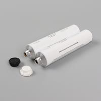 Tube pliable en aluminium à couvercle octogonal pour crème cosmétique pour les mains crème pour le corps