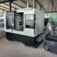 Torno Fresador CNC CK46D-8 de Eje C Único con Torreta Motorizada de 8 Estaciones, Guías Lineales de Rodillos, Alta Precisión y Operación Automática Compleja