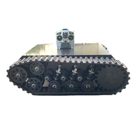 Nouvelle plateforme de chargement robotisée à chenilles en caoutchouc pour usage domestique, capacité de charge de 100 kg/800 kg, châssis de véhicule sur chenilles personnalisé