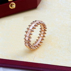 Luxury Brand Designer <b>Rings</b> Bullet Gemstone Pyramid <b>Rings</b> Couple Gifts Fashion <b>Rings</b> High Jewelry - Product Image 3