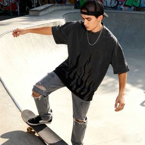 Camiseta Unisex de Algodón 100% con Estampado Gráfico Vintage Lavado y Desgastado, Estilo Oversize con Hombros Caídos y Corte Boxy Cropped - ¡Gran Venta! - Product Image 3