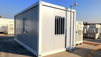 Maison modulaire préfabriquée démontable de 20 pieds en kit, cabine en acier portable pour jardin, chambre d'amis, bureau, bâtiment résidentiel personnalisé