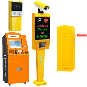 Terminal de paiement de base de stationnement atm/machine ATM à écran tactile/système pos à écran tactile en vente reconnaissance de plaque d'immatriculation de sécurité