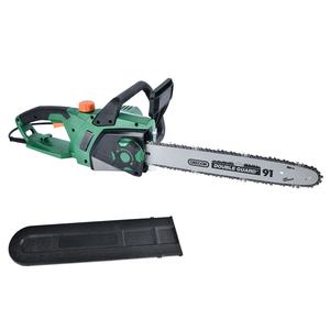 VERTAK 1800W Elektrische Kettensäge 400mm Klingenlänge, Holz bearbeitungs säge mit Brems schutz abdeckung - Product Image 2