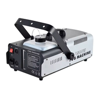 Machine à fumée professionnelle pour DJ de fête de mariage, scène disco, 9 LED RGB 3W, 1500W, télécommande