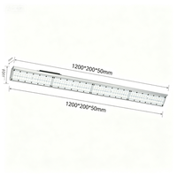Lámpara LED Lineal para Tenis de 150W, Ajustable a 90 Grados, 4 pies, con Garantía de 3 Años, Clasificación IP65, Luz de Día de 6000K, para Estadios Deportivos
