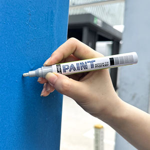 Gxin, venta al por mayor, juego de marcadores de pintura de secado rápido, 8 colores regulares, Punta usable acrílica, bolígrafo de pintura a base de aceite para escritura - Product Image 3