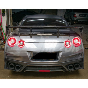 Difusor trasero inferior de fibra de carbono seca estilo OEM MY12 con luz de freno para Nissan R35 GTR 2008-2023 - Product Image 5