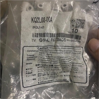 10 piezas nuevas de conector neumático KQ2L08-00A, conector rápido, envío rápido