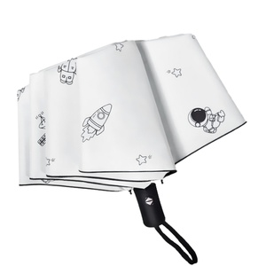 Paraguas Plegable Automático, Tela Pongee, Ligero, Compacto, Resistente a la Intemperie, para Viajes, Golf y Lluvia - Product Image 4