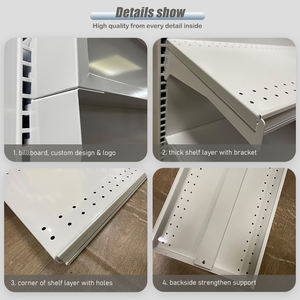 Exhibidor <span class=keywords><strong>de</strong></span> Herramientas Metálico Resistente, Soporte Personalizado para Ferretería, Exhibición <span class=keywords><strong>de</strong></span> Piso para Minoristas, Suministro <span class=keywords><strong>de</strong></span> Fábrica OEM - Product Image 3