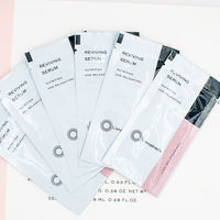 Kit de microdermabrasion oxygénée pour le visage avec gel primer, capsules d'exfoliation CO2 à bulles et soin effet Bohr