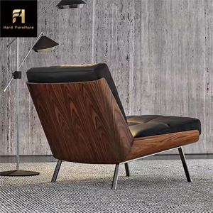 Chaise d'Appoint Moderne Italienne en Cuir Durable Garantie de 10 Ans <span class=keywords><strong>Meubles</strong></span> de Salon de Style Loisirs <span class=keywords><strong>Fauteuil</strong></span> pour Chambre à Coucher Appartement - Product Image 3