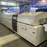 Hovi Oven Reflow vakum HWV-7213 1Pa BMS PCB 5G modul RF tingkat kosong rendah 0.5 persen mesin elektronik kekuatan geser tinggi