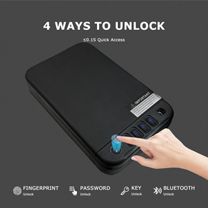 Súng An Toàn, Sinh Trắc Học Handgun 4 Cách Nhanh Chóng Truy Cập Mở Khóa Mã Kỹ Thuật Số Key Vân Tay Tuya Ứng Dụng Cho Đầu Giường Đầu Giường Nhà - Product Image 5