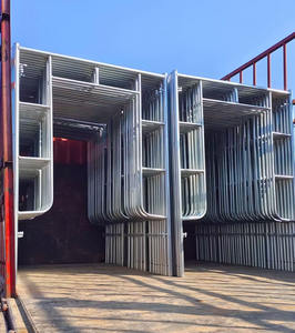 Pièces d'échafaudage d'échelle Échafaudage à cadre Mason Échelle en acier galvanisé Échafaudage mobile en vente <span class=keywords><strong>Occasion</strong></span> - Product Image 3